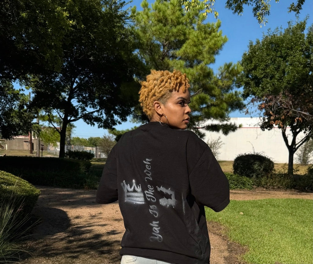 “Cross” oversized tee