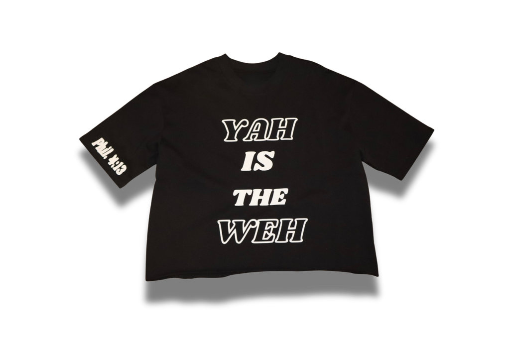 Yah is The Weh Oversized Crop Tee
