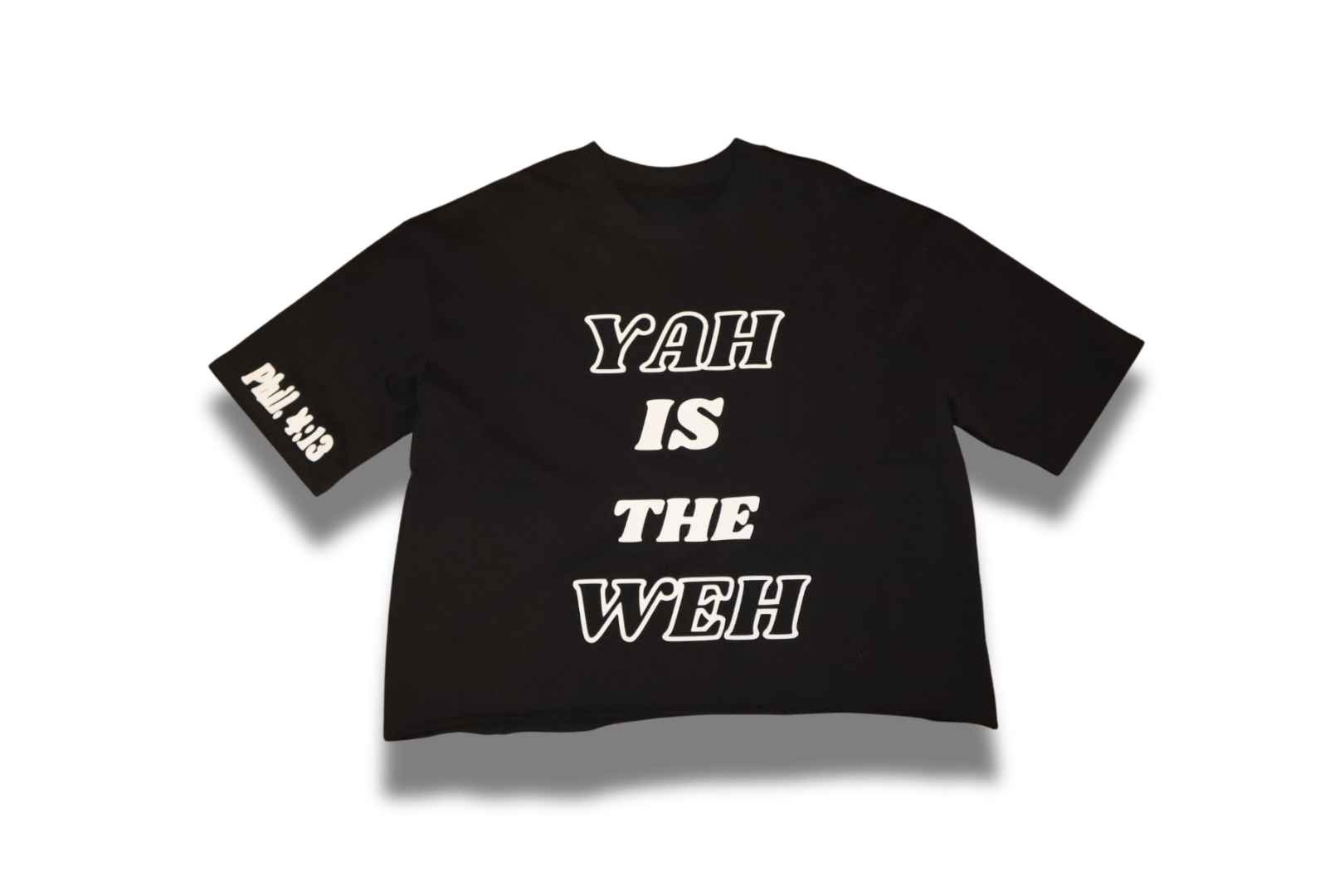 Yah is The Weh Oversized Crop Tee