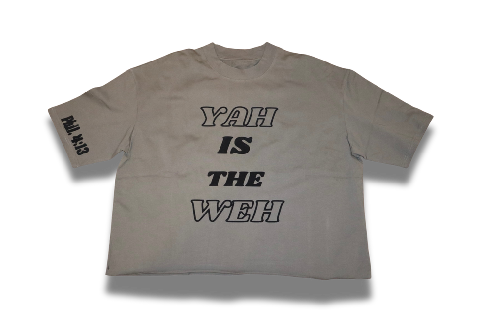 Yah is The Weh Oversized Crop Tee