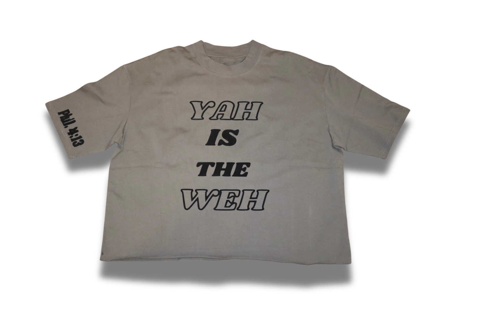 Yah is The Weh Oversized Crop Tee
